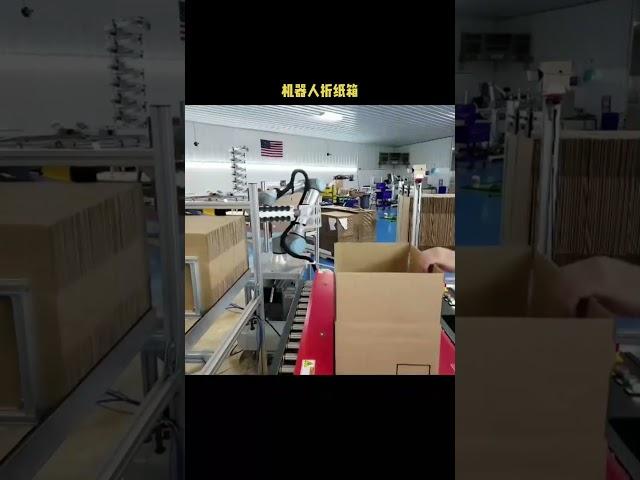 Robotic Random Carton Erector for American Client