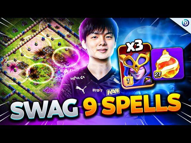 STARs switched to SUPER WITCH FIREBALL and CRUSHES TH16 | Best Attack Strategy Clash of Clans