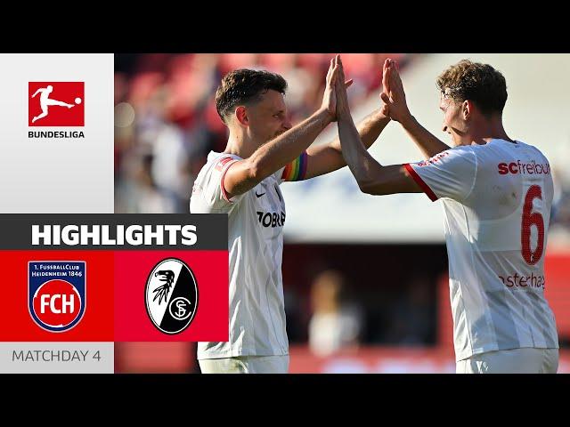 Freiburg Secure Crucial Win! | 1. FC Heidenheim 1846 - SC Freiburg 0-3 | Highlights | Matchday 4