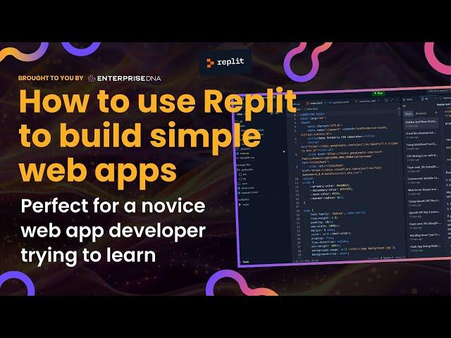 How to use Replit for build simple web apps