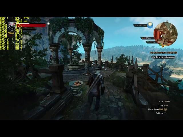 Witcher 3 GTX 1080 Gameplay FPS Test (Long Novigrad Run)