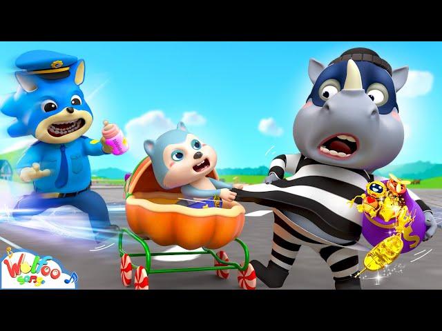 No Baby, Stranger Danger! Police Officer Take Care Baby Song - More Police Song | Wolfoo Kids Songs