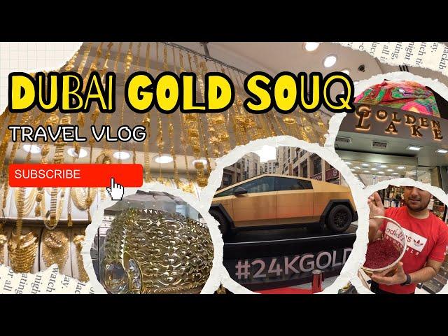 [4K] Dubai Gold Souq : The Best Place To Buy Gold | Travel Vlog