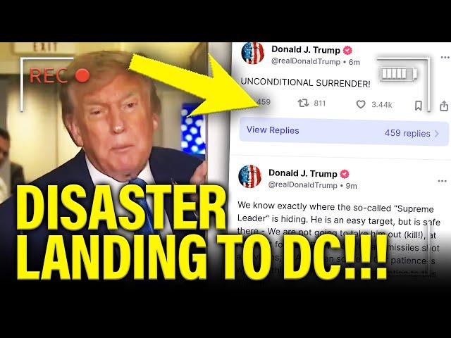 Trump has DISASTER Flight BACK to DC as Trip BLOWS UP