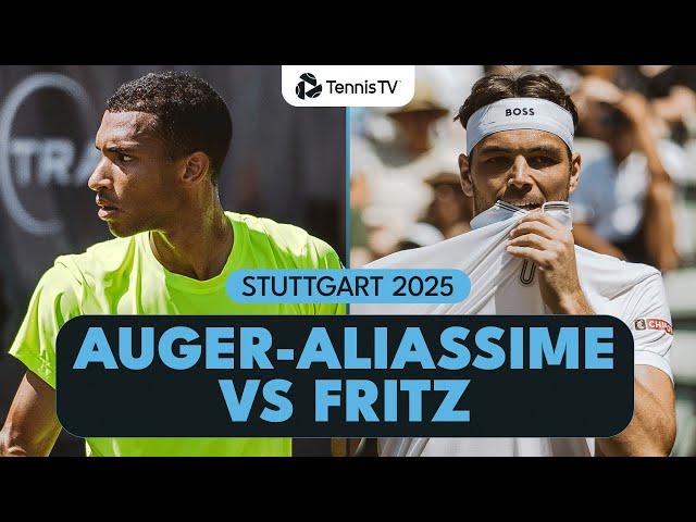 Felix Auger-Aliassime vs Taylor Fritz Highlights | Stuttgart 2025