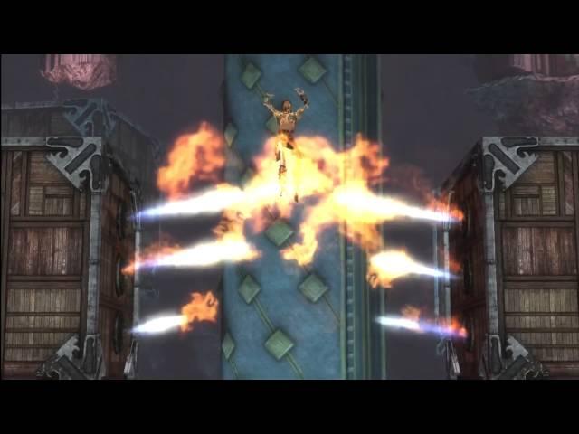 Mortal Kombat 9 Chamber of Flame (Kratos stage fatality) Option 2