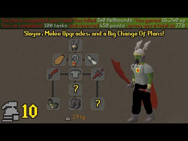 OSRS Ironman Completionist Series | Episode 10 | Slayer, Melee Upgrades, and a Big Change Of Plans!