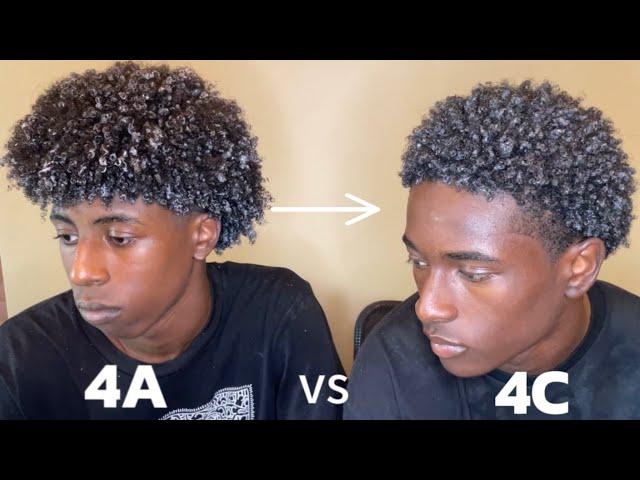 Wash and Go Experiment: Type 4a vs 4C Curls - Curly Hair Tutorial