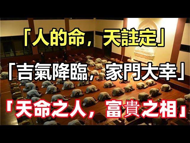 禪意合集：「人的命，天註定」，「吉氣降臨，家門大幸」，「天命之人，富貴之相」