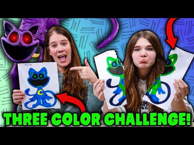 Catnap 3 Color Challenge! Poppy Playtime 3 Art Challenge | Winner Gets A Yes Day