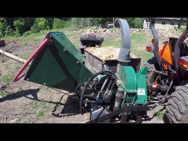 #299 Woodland Mills WC68 PTO Wood Chipper. Oregon CS300 Chainsaw. outdoor channel.