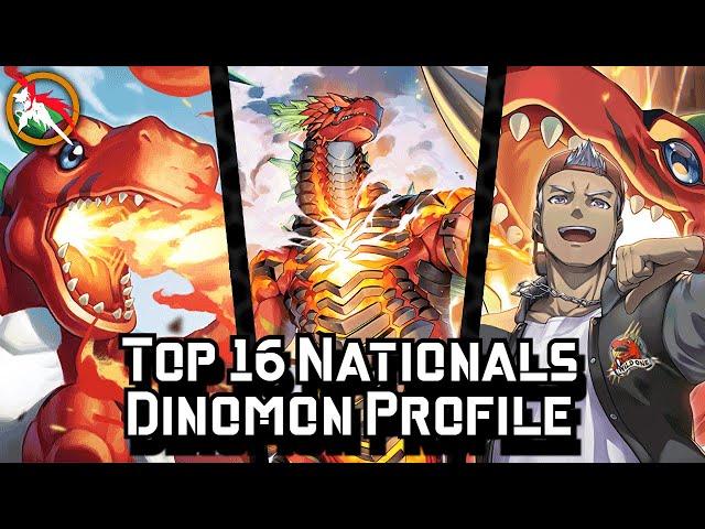 Top 16 OCE Nationals Dinomon Deck Profile • EX8 ENG