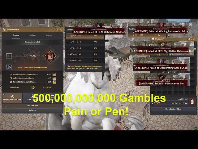 Pen Manos belt and  Deboreka attempts - Black Desert Online