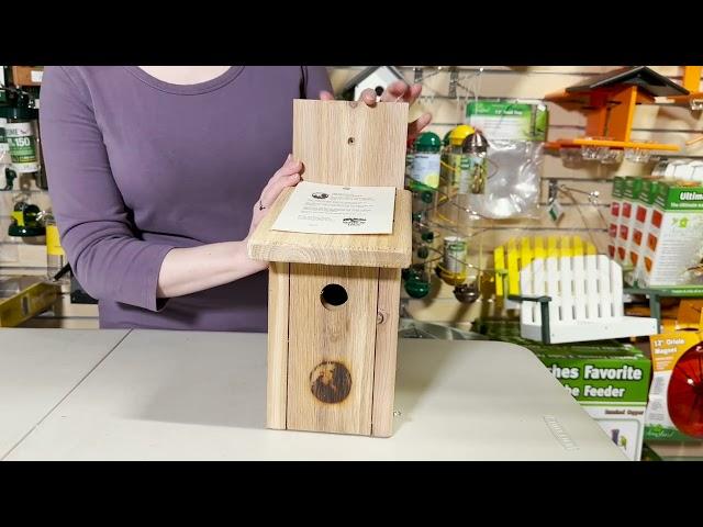 Cedar Chickadee or Wren Nesting Box