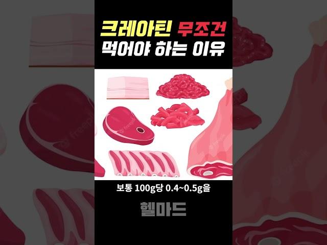 크레아틴이 운동 수행 능력과 근육을 키워준다구..? 보세요
