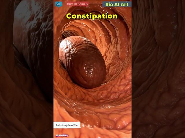 Constipation | Human Anatomy | Bio AI Art | 01