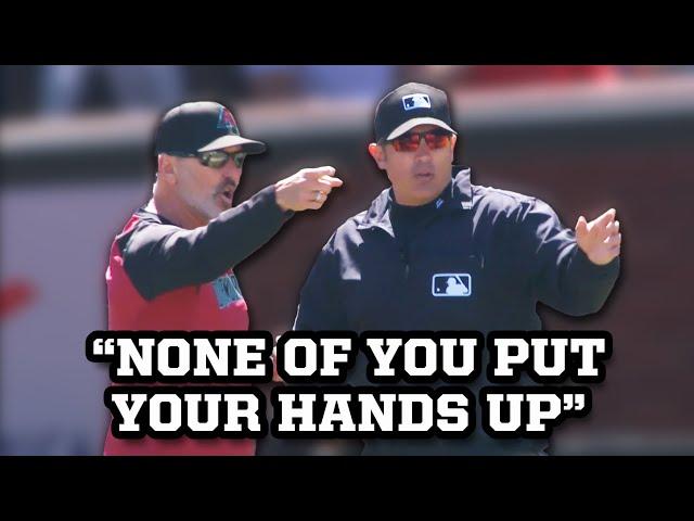 Dbacks manager Torey Lovullo admits he did not see one umpire make the correct call, a breakdown