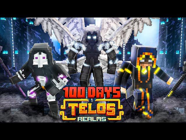 Surviving 100 Days with PERMADEATH In Telos Realms