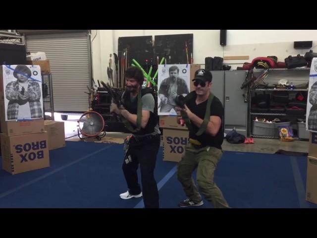 KEANU REEVES TACTICAL TRAINING FOR JOHN WICK 2 (2017)