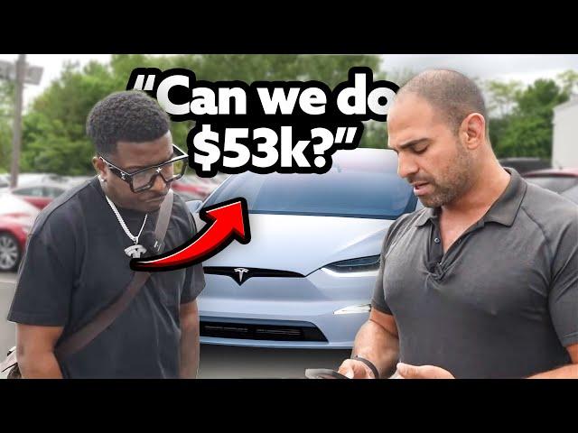 What a REAL car negotiation looks like... | Day in the Life of a LUXURY Car Dealer