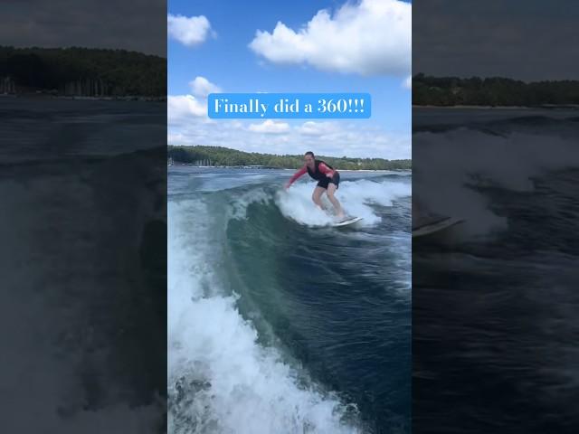 Next season, I’m going to land it!!! #wakesurfing #girlswhosurf #lakelife