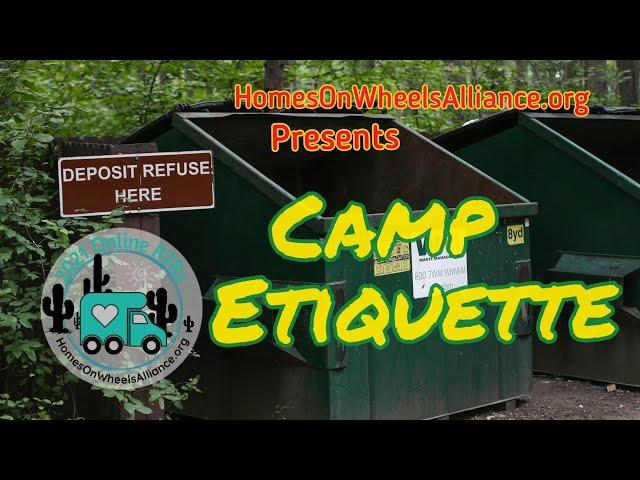 Camping Etiquette | 2021 Virtual RTR