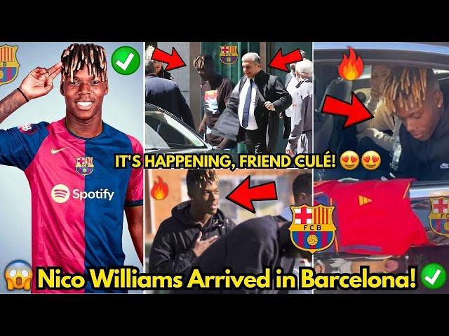  THINGS HAPPEN NICO WILLIAMS HAS JUST SAID YES TO BARCELONA BARCELONA NEWS TODAY!