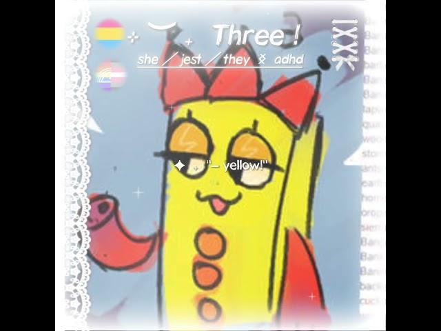 ᛝ i wrote child instead of kid  / ⊹ ︶ 𝅄 #THREE × #FOUR ₍ᐢ. ̫.⑅ᐢ₎ #numberblocks #ship #shipedit #3x4