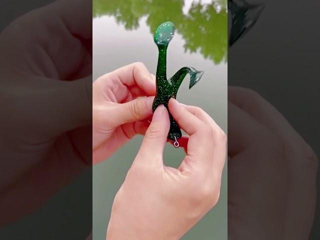 How to rig a soft lure #fishingtackle #fishing #fish #fishinglures  #fishingtips