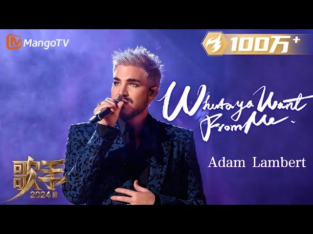 【歌手·单曲纯享】#亚当兰伯特 #adamlambert 《#WhatayaWantFromMe 》燃情开唱 用华丽动感的节奏发起袭榜挑战  | Singer 2024 EP3 | MangoTV