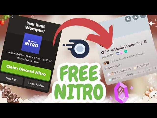 Free Discord Nitro  HURRY ONLY 3 DAYS LEFT!  (WORKING 2024)