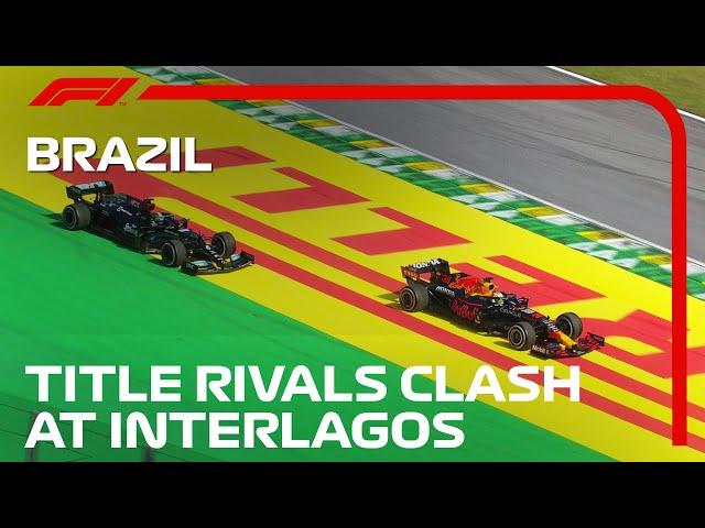 Verstappen And Hamilton Go Toe To Toe Again!! | 2021 Brazilian Grand Prix