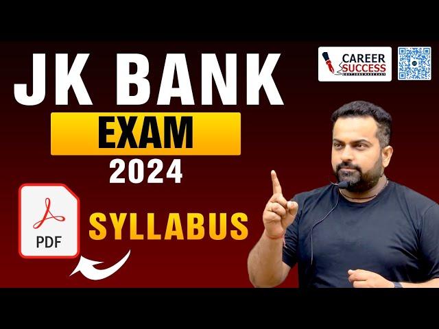 JKBANK 2024 SYLLABUS CONFIRMED #Jkbank