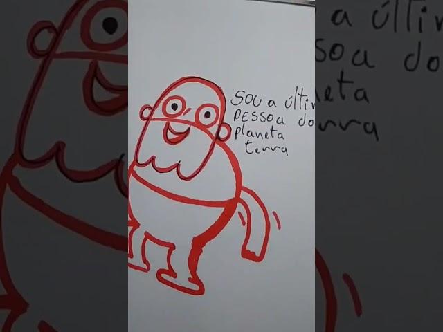 "Eu sou a última pessoa do planeta terra"  #memes #humor #desenho #art #terra