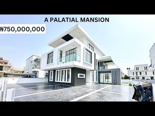 INSIDE THIS WORTHY 750 MILLION NAIRA 5 BEDROOM HOUSE