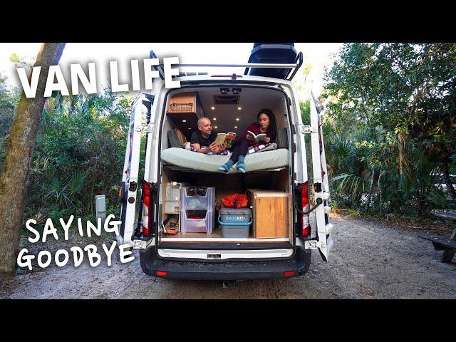 Our last VANLIFE adventure?  Tomoka State Park, FL