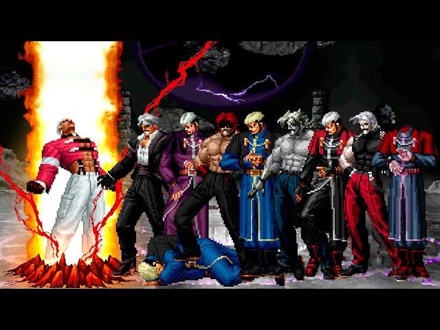 [KOF Mugen] D. Yashiro Rhythm vs Super Rugal & Goenitz Team