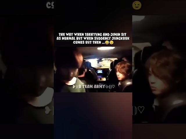 Jungkook comes out then#jk#jimin#tae#vminkook#bts#sit#normal#as#their#comes#out#funnyshorts#shorts
