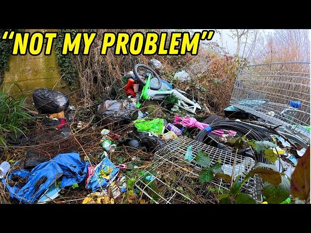 SHAMEFUL DUMPING Over Bridge This Has Got To STOP