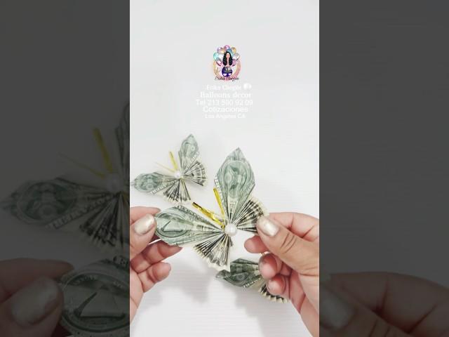 How to make butterflies  from banknotes  Creative paper ideas  #day #crafts #creative