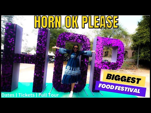 Food Festival in Delhi | Horn Ok Please 2023 #foodie Vlog #100