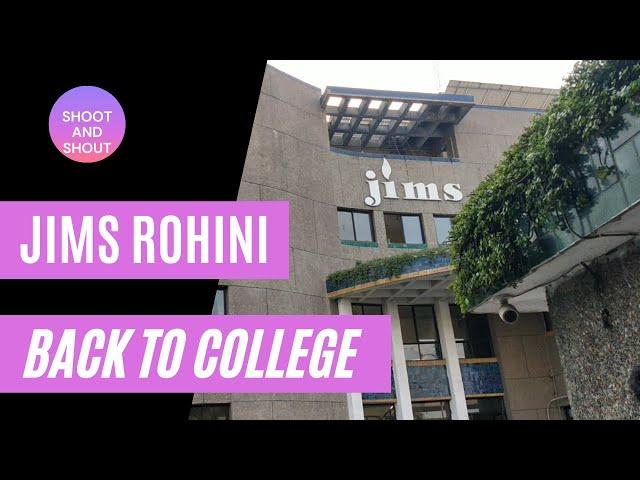 Back To My College After A Year ! || JIMS Rohini sec 5 || College Review 2020 || shoot and shout