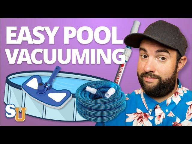 How To VACUUM A POOL (Above Ground and Inground)