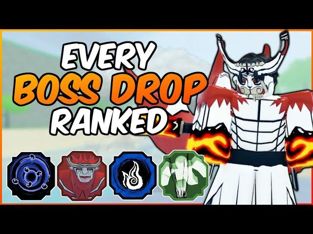 EVERY Boss Drop RANKED From WORST To BEST! | Shindo Life Tier List