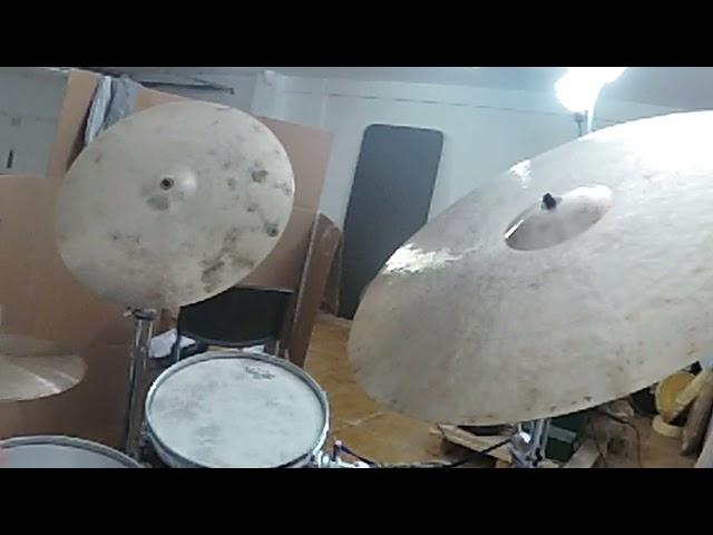 22" 2300g 18" 1/2" 1280g and 15" hats mattia bourgis handmade cymbals
