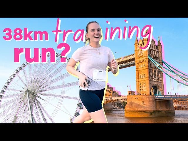 I *almost* ran a marathon across London + everything I ate