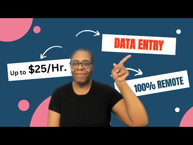 $25/Hour Entering Data & Documents | Work From Home Jobs 2024 | No Degree Required |USA and Canada