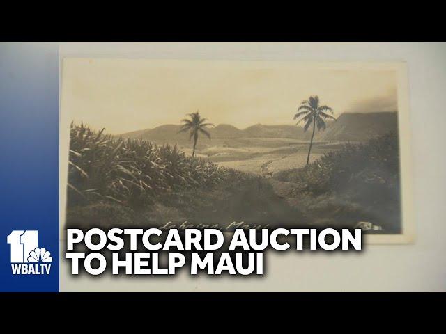 Online postcard auction to help Maui wildfire victims