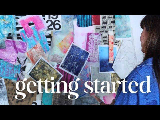 How To Start A Mixed Media Painting - My Advice