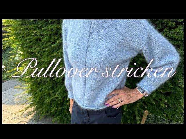 ⭐️ Kuscheligen Pullover stricken Anleitung 